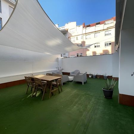 Amplio Y Moderno Piso De 4 Habitaciones Y Terraza Pontevedra Bagian luar foto